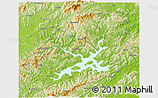 Physical 3D Map of Chunan
