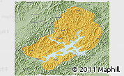 Savanna Style 3D Map of Chunan