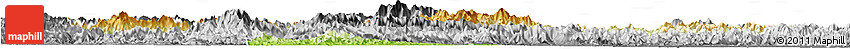 Physical Horizon Map of Chunan, desaturated