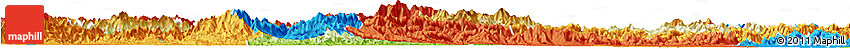 Physical Horizon Map of Chunan, political outside