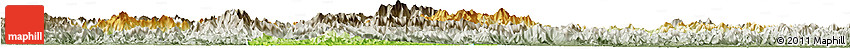 Physical Horizon Map of Chunan, semi-desaturated