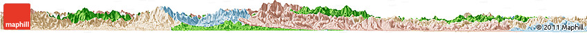 Political Horizon Map of Chunan, lighten