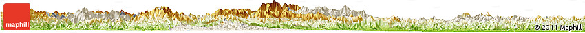 Shaded Relief Horizon Map of Chunan, physical outside Shaded Relief Horizon Map of Chunan, physical outside