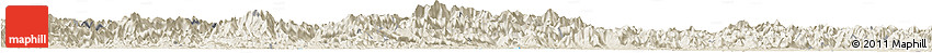 Shaded Relief Horizon Map of Chunan Shaded Relief Horizon Map of Chunan