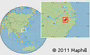 Savanna Style Location Map of Chunan