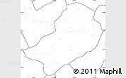 Blank Simple Map of Chunan, no labels