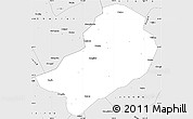 Silver Style Simple Map of Chunan
