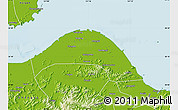 Physical Map of Cixi