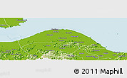 Physical Panoramic Map of Cixi