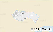 Classic Style 3D Map of Deqing, single color outside