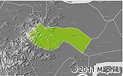 Physical 3D Map of Deqing, desaturated