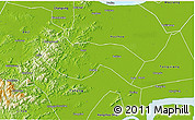 Physical 3D Map of Deqing