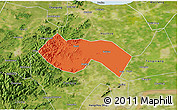 Political 3D Map of Deqing, satellite outside
