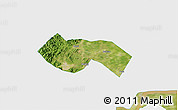 Satellite 3D Map of Deqing, single color outside