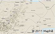 Shaded Relief 3D Map of Deqing