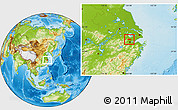 Physical Location Map of Deqing