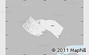Gray Map of Deqing, single color outside