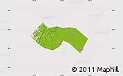 Physical Map of Deqing, cropped outside