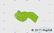 Physical Map of Deqing, single color outside