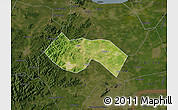 Satellite Map of Deqing, darken