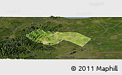 Satellite Panoramic Map of Deqing, darken