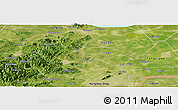 Satellite Panoramic Map of Deqing