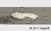 Shaded Relief Panoramic Map of Deqing, darken