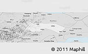 Silver Style Panoramic Map of Deqing