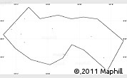 Blank Simple Map of Deqing, cropped outside, no labels