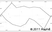 Blank Simple Map of Deqing, no labels