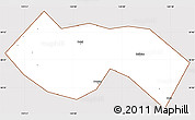 Classic Style Simple Map of Deqing, cropped outside