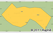 Savanna Style Simple Map of Deqing, cropped outside