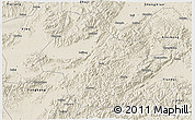 Shaded Relief 3D Map of Dongyang