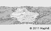 Gray Panoramic Map of Dongyang