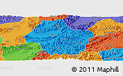 Political Panoramic Map of Dongyang