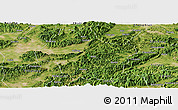Satellite Panoramic Map of Dongyang