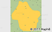 Savanna Style Simple Map of Dongyang