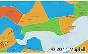 Political 3D Map of Haining