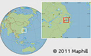 Savanna Style Location Map of Haining