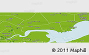 Physical Panoramic Map of Haining
