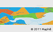 Political Panoramic Map of Haining