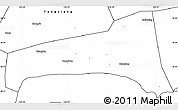 Blank Simple Map of Haining