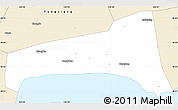 Classic Style Simple Map of Haining