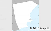 Gray Simple Map of Haiyan