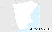 Silver Style Simple Map of Haiyan