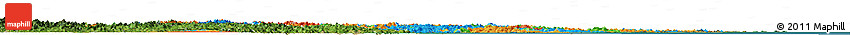 Political Horizon Map of Zhejiang, satellite outside