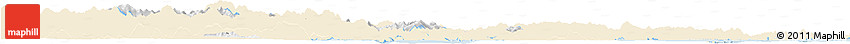Classic Style Horizon Map of Huangyan, single color outside