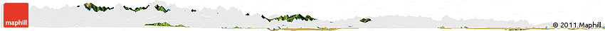 Satellite Horizon Map of Huangyan, single color outside