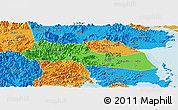 Political Panoramic Map of Huangyan