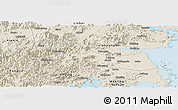 Shaded Relief Panoramic Map of Huangyan